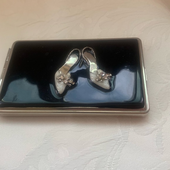Art Nouveau Vintage Business Card Case - Picture 1 of 12